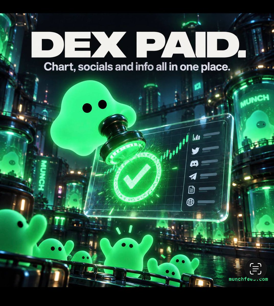 Munchfees's tweet photo. Dexscreener has been updated. https://t.co/hHgajhn8ZR