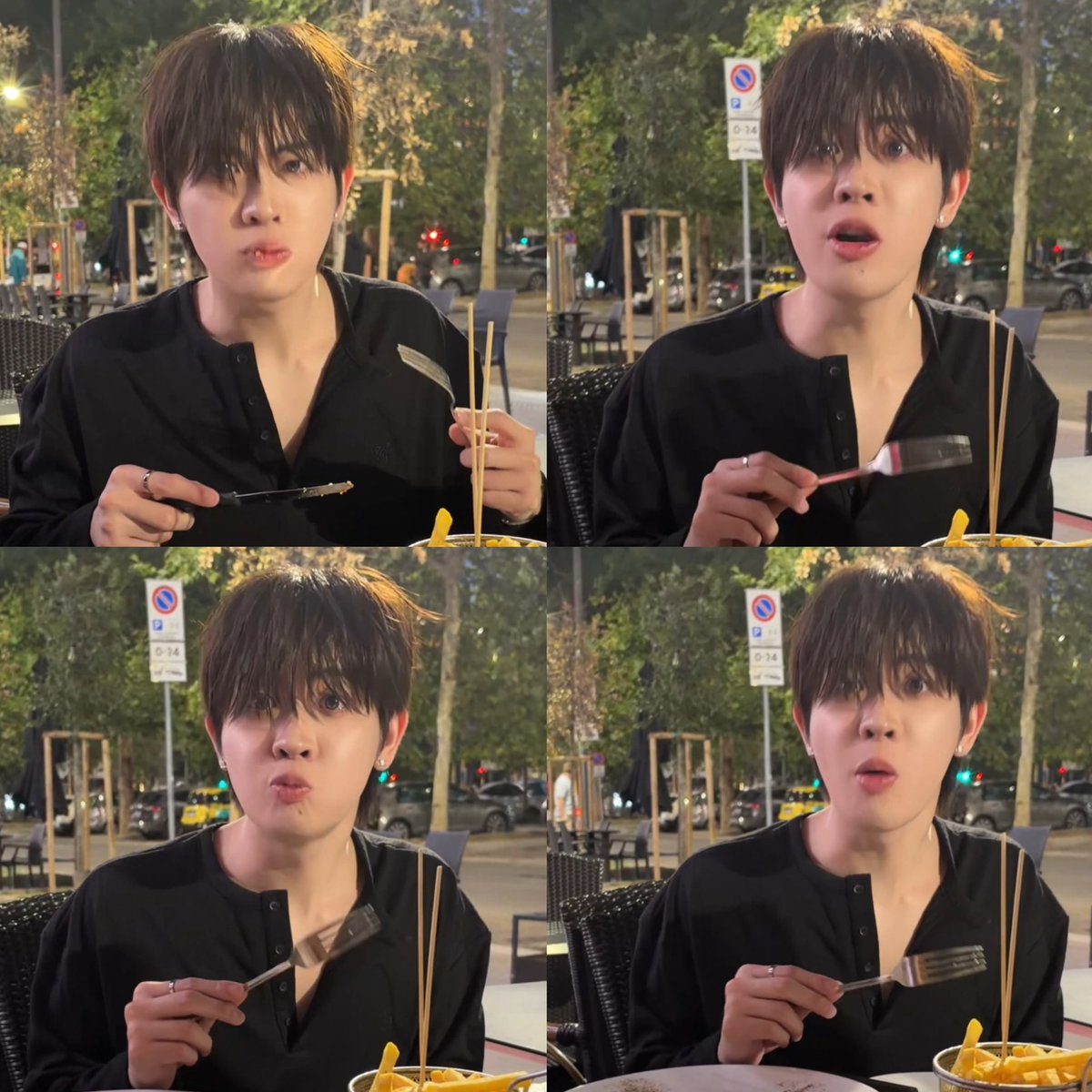 withlovebabies's tweet photo. อร่อยจนขมวดคิ้วแล้วตาแป๋วใส่ ปากมู้จู้เจื้อยแจ้วไปหมด อยากหอมให้แก้มยุบ 😭 https://t.co/INWkmJ3wnm
