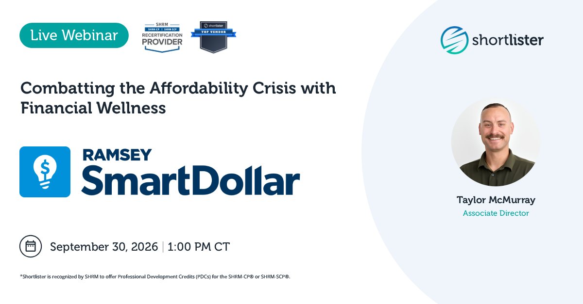 myshortlisterHC's tweet photo. Turnover | Absenteeism | Healthcare data | Productivity
Join SmartDollar for a closer look at what financial pressure looks like inside today's workforce, and what employers can do about it.

Click on the link and register today: https://t.co/IM2oiRaYqd https://t.co/migww1GY79