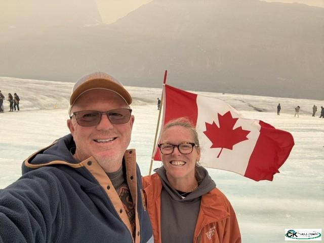 CKTOURS's tweet photo. Oh, Canada and the majesty of Columbia Glacier. Picture the crisp Canadian air, the shimmering ice, and those "can't believe we're here" moments you'll replay for years. At CK Tours & Cruises, we craft custom-designed travel that's #Expressly4U https://t.co/QCihleC9tE