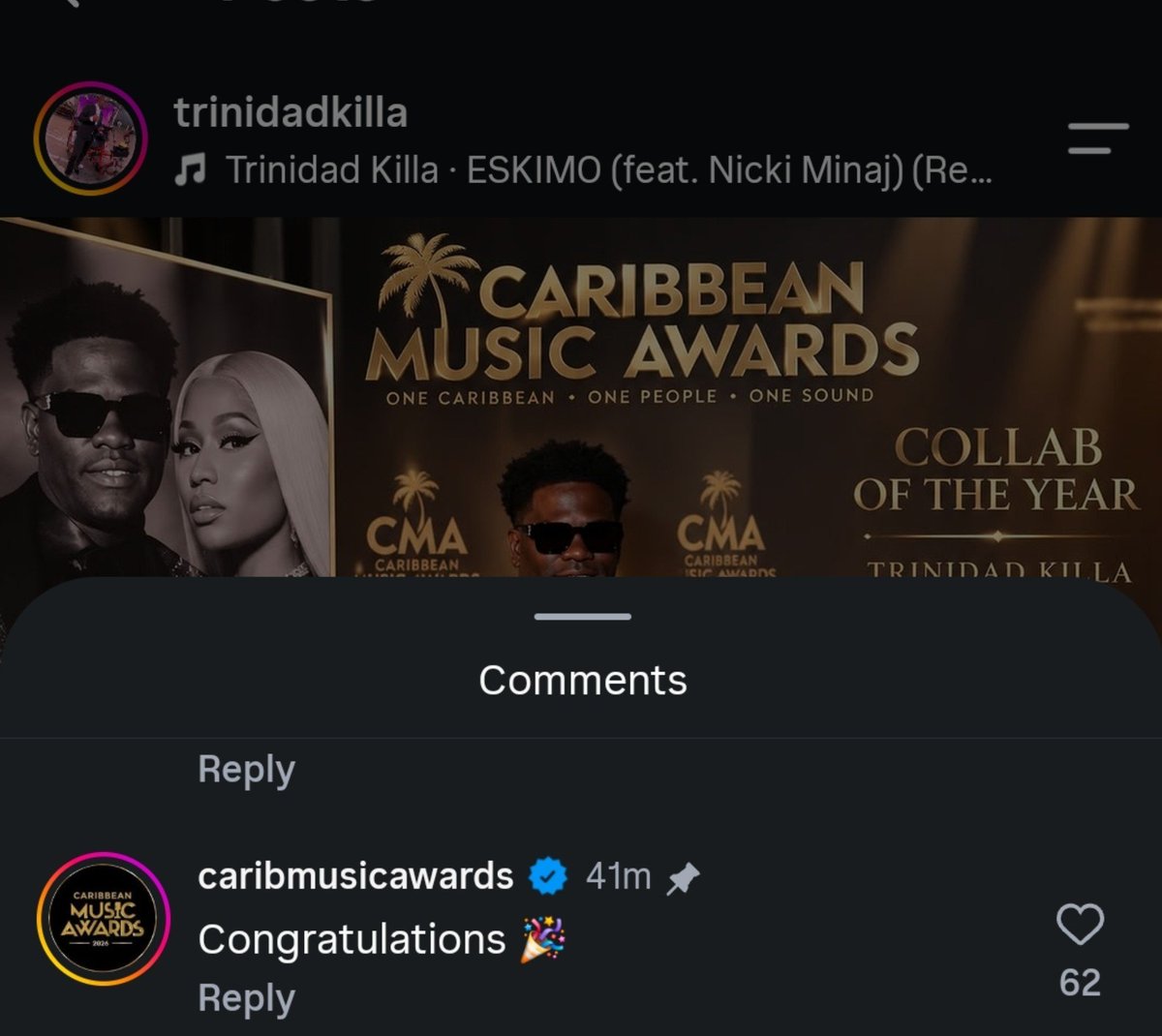 shelly_400's tweet photo. Carribean music awards/ billboard fixed it i knew they was on some bs sunday sorry yungbreddaa nic has a big fan base like who yall was tryna play it was fan voted im glad Trinidadkillaa spoke up on mon tues and all day to period !!!!! We won that !!!!! Post away barbz !!!!! https://t.co/s782JZxS6H