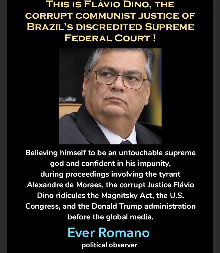 EverRomao's tweet photo. @MaElviraSalazar Removing Lula Inácio from power only to allow corrupt Supreme Federal Court justices to rule Brazil and oppress the nation is like trying to put out a fire with gasoline. https://t.co/2cpry4HFKu
