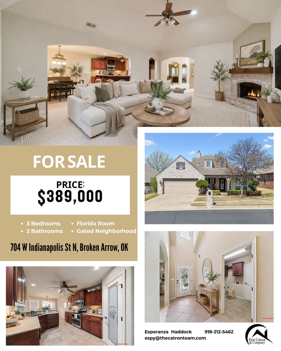 phpa55's tweet photo. Just listed in BattleCreek Reserves The Villas: one-owner 3-bed, 2-bath home with gas fireplace, built-in sound, plantation shutters, enclosed Florida room, safe room, attic lift, and hot tub hookup. Move-in ready. https://t.co/NHnmMEaPYi