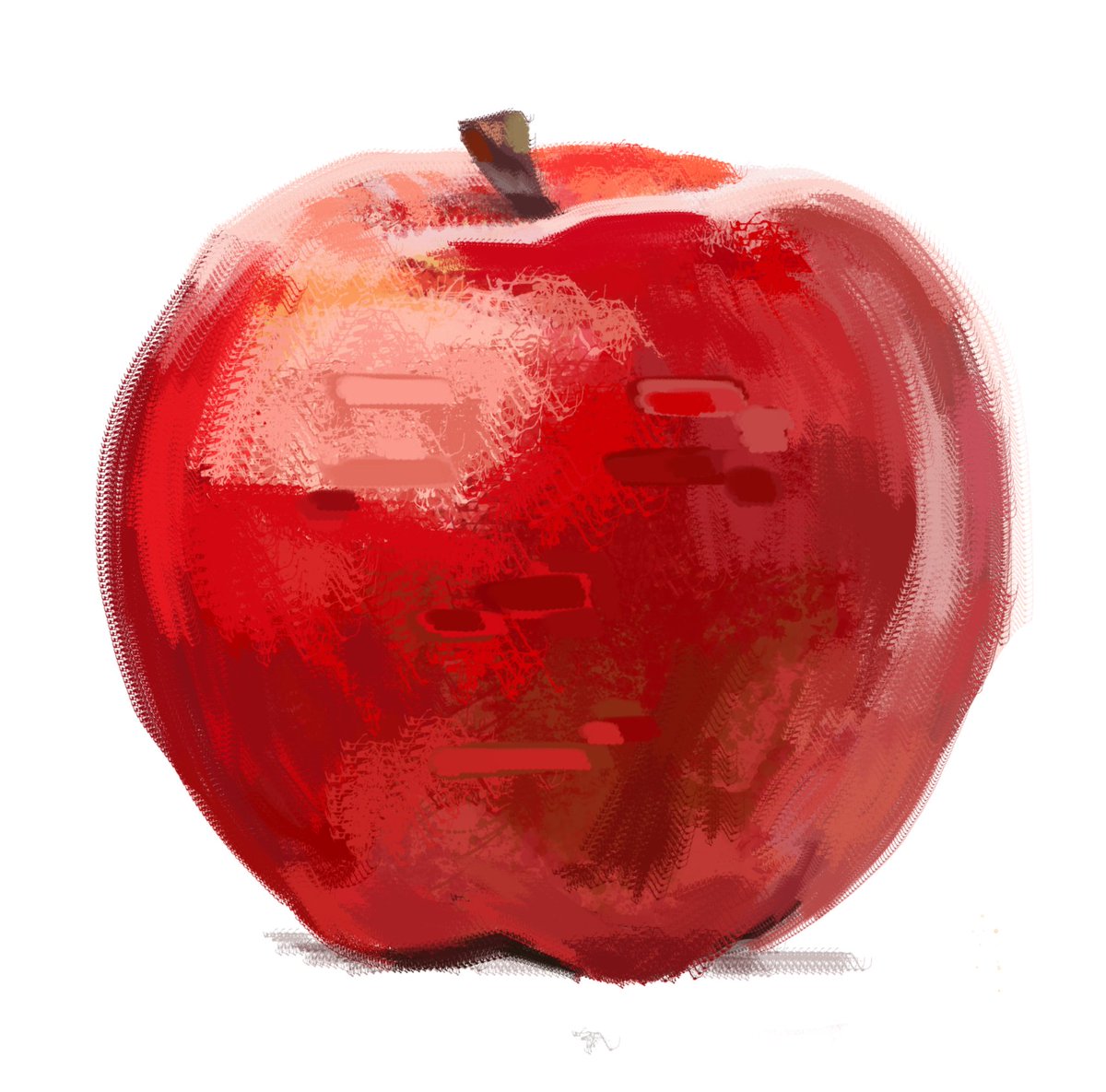 sodapopuuu's tweet photo. apple i painted for class #deltarune https://t.co/TG67XLQRyG