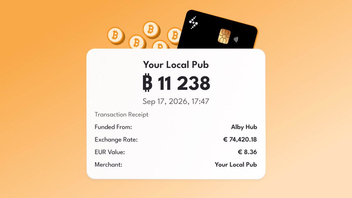 wavespace_'s tweet photo. PROBLEM #1: Most of your friends still see Bitcoin as a speculative investment that has no utility.

PROBLEM #2: Even if you wanted to show them Bitcoin being utilized for payments, they will quickly point out that there’s maybe only one or two odd shops around accepting it.

SOLUTION:
1. Bring your friends to your favourite local pub, get them a round of beers and tell them you just paid with Bitcoin.

2. When they won’t believe - show them your Lightning wallet with a recent transaction showing the pub’s name.

3. When they say “the pub doesn’t take Bitcoin”, show them your wavecard and tell them that you can still pay in Bitcoin, even if the merchant takes Euros.

We call it “The beer moment”