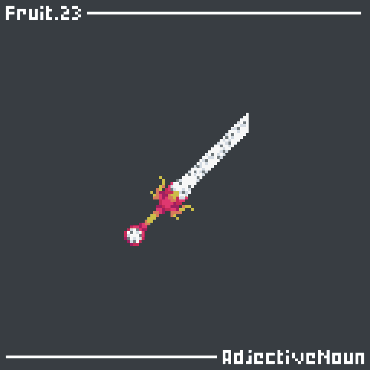 _AdjectiveNoun's tweet photo. Day 23 of #swordtember! - Fruit
#swordtember2026 https://t.co/c96uLVZYZa