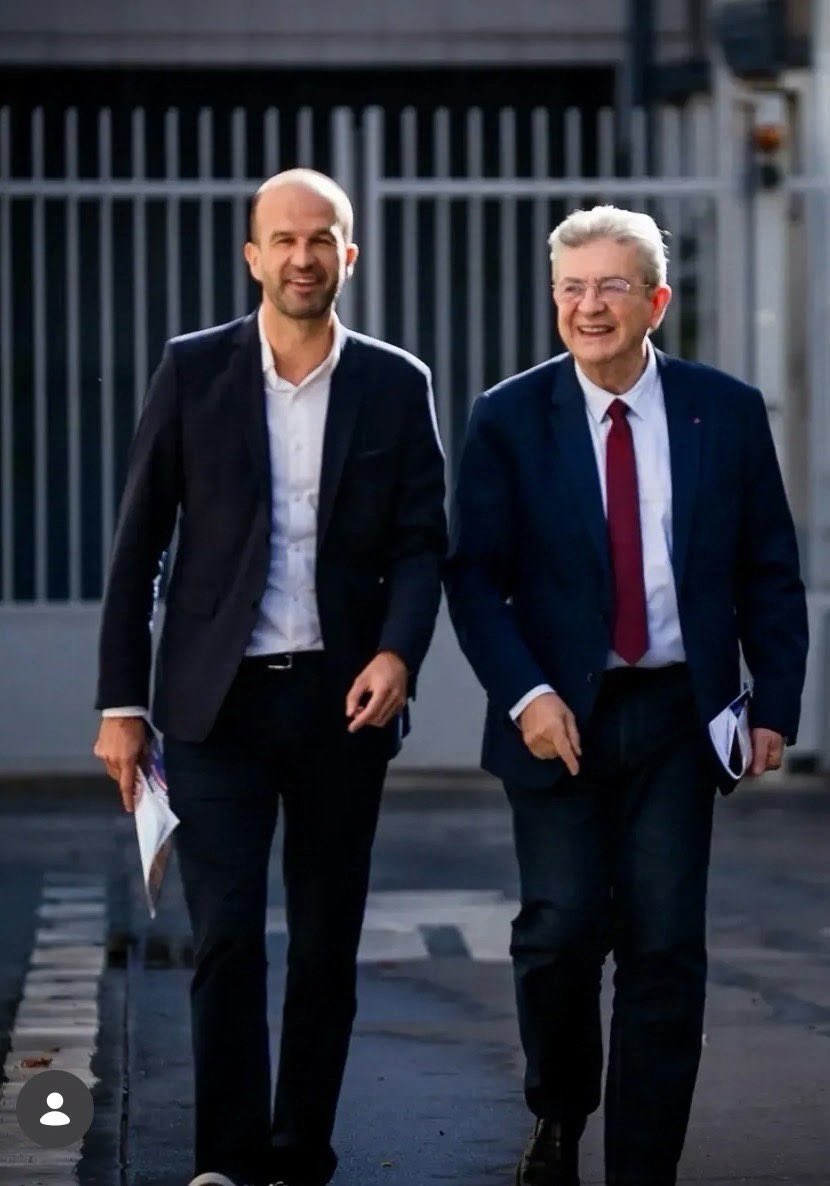 Insoumisdu69's tweet photo. Le futur président de la république et son premier ministre ! 🕰️🕰️🕰️ https://t.co/W5edxNjCb5