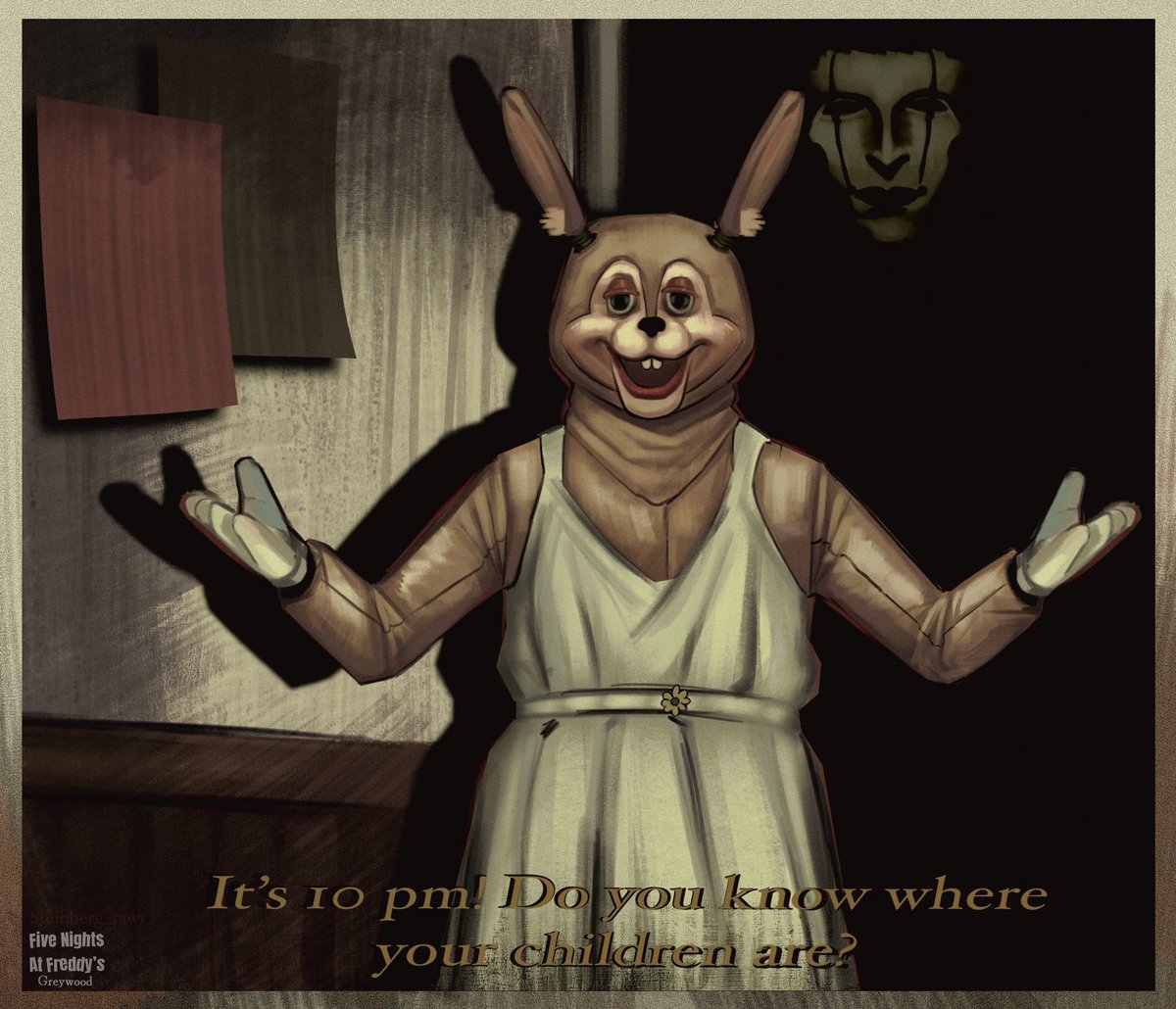 Steinberg_Rawr's tweet photo. Do you know where your children are?
.

.
[#Fnaf #fnafwt #springbonnie #puppet ] https://t.co/6PcVAOjaio