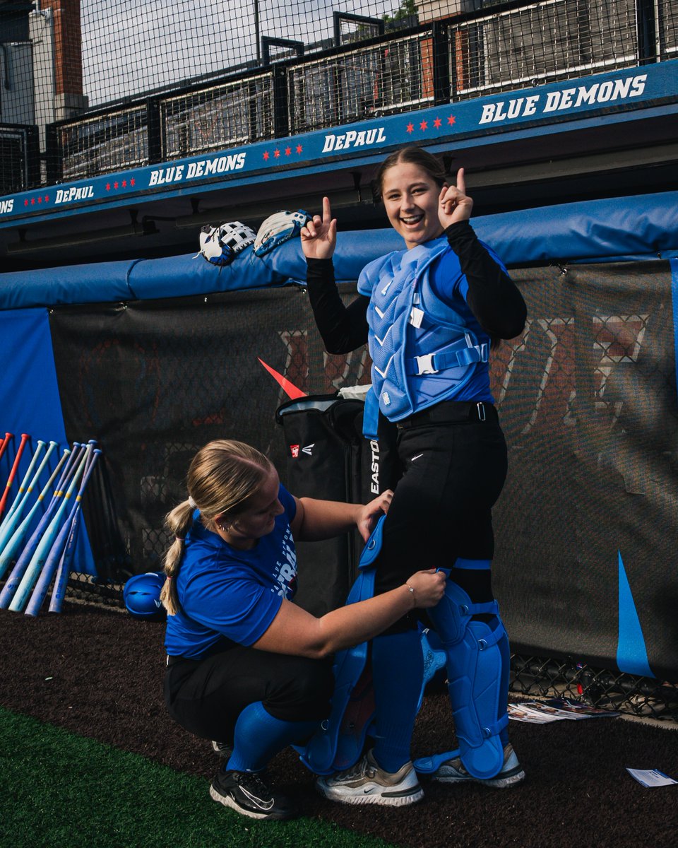 DePaulSB's tweet photo. Wish we could start every morning testing fresh bats and new gear 🤩 https://t.co/C4JmnFdogM