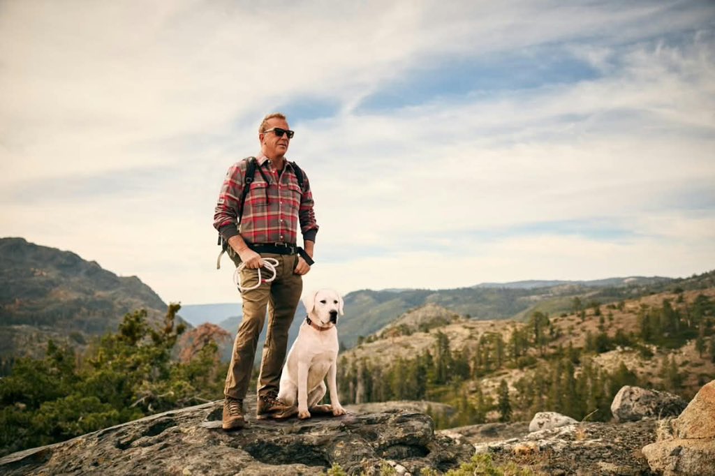 KevinMCostner8's tweet photo. Out here, everything settles down. Nothing quite like exploring the open country with Bobby by my side. Hope you’re all getting a chance to find your own piece of quiet this week.
 #Bobby #Outdoors #GreatOutdoors #TrailLife #Perspective #Hiking #Nature https://t.co/iG1WN63Y4J