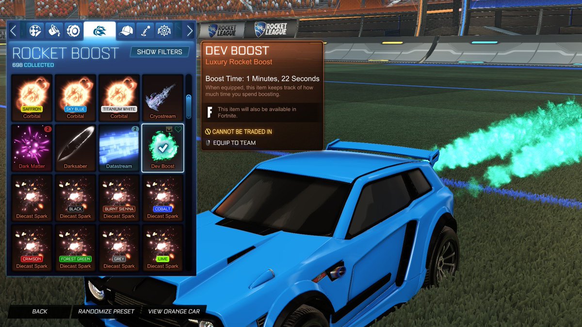 SamLeakss's tweet photo. NEW "DEV BOOST" IS OBTAINABLE BY PLAYING WITH A DEVELOPER 🔥

It's an alpha boost reskin - via @DemonifyingRL https://t.co/6dhzmWfjeG
