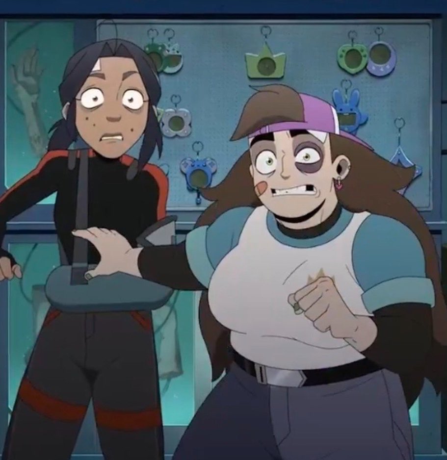 ewkewpid's tweet photo. im crying frankie is literally fighting for her life but the animators made sure her boobs look good https://t.co/eu3iuArx8T