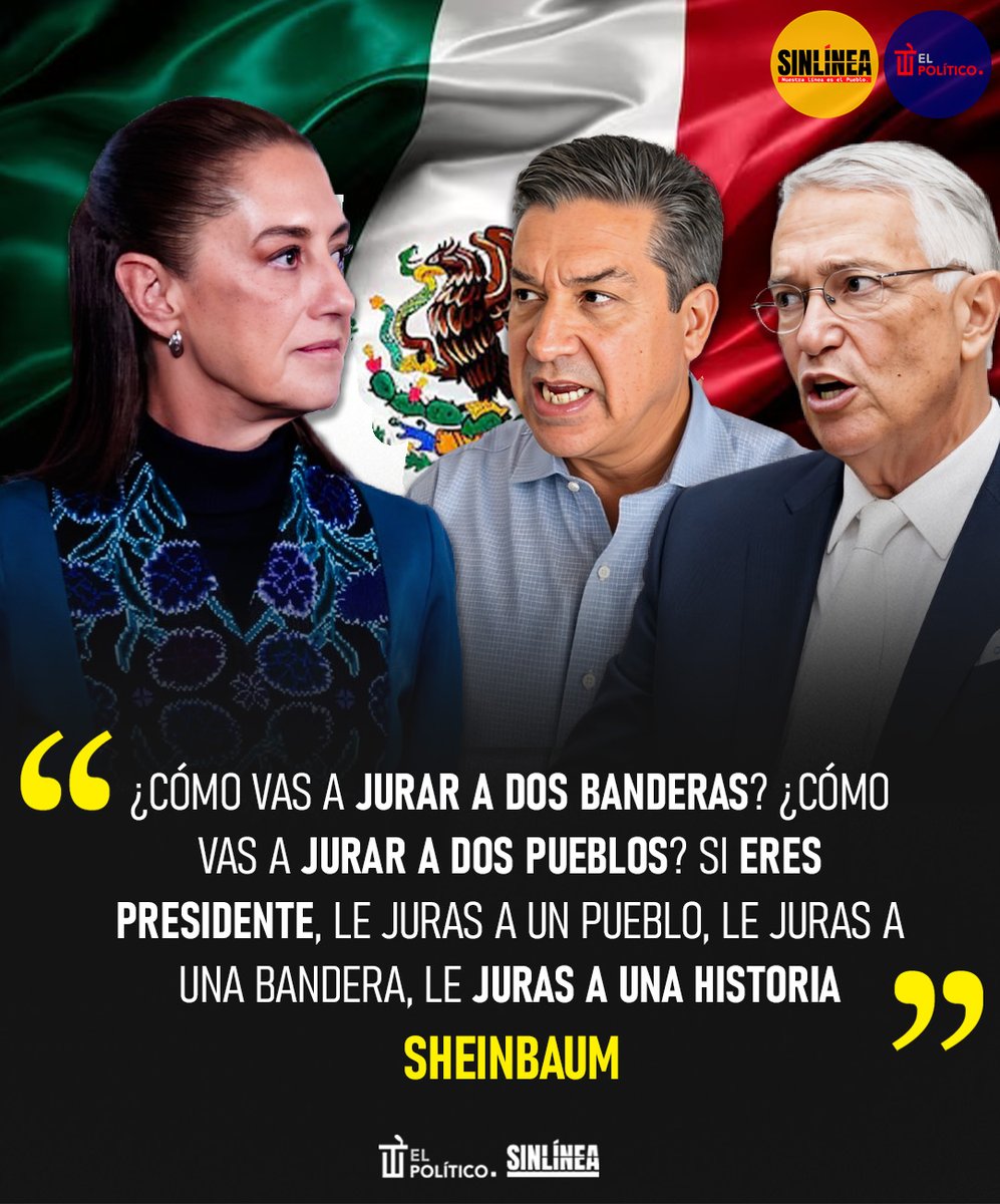 SinLinea_Mx's tweet photo. ¿Así o más claro? 👊🏻
🔴 La restricción a la doble nacionalidad no es capricho de #Sheinbaum (@Claudiashein), es la manera de proteger los intereses de #México por encima de todo 🗳️🇲🇽💪🏻 https://t.co/rDAvY2N6nV