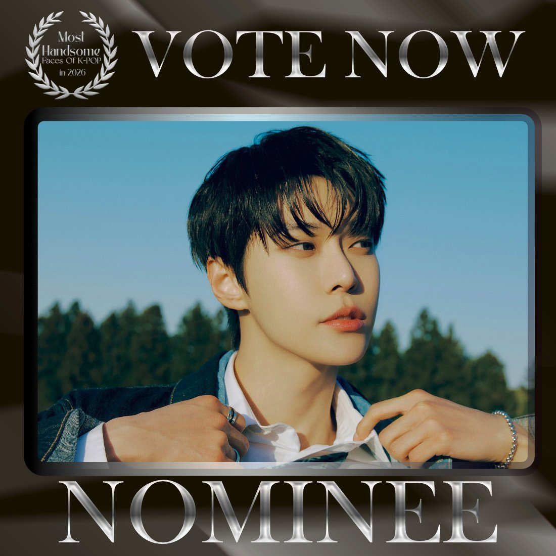 TOP100KPOP's tweet photo. DOYOUNG (NCT 127) is nominated for Most Handsome Faces of K-Pop in 2026.

👉 VOTE: https://t.co/KQkXdYXZrL https://t.co/mrB7Yf63Ui