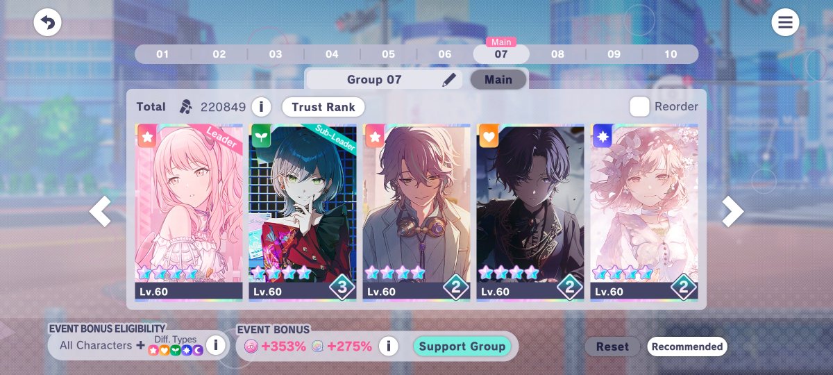 _Creamypuff696's tweet photo. 🗣️: "So what's your team for the next event?" 
Mizuki and her lovers. https://t.co/trDr2xC5vQ