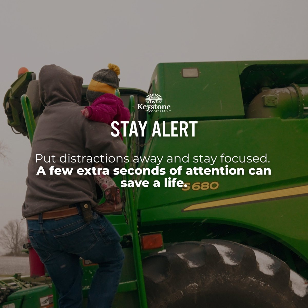 KeystoneCoop's tweet photo. The goal of every harvest season is simple: everyone goes home safe.

During National Farm Safety &amp; Health Week, we're reminded that no deadline, field, or task is more important than protecting ourselves and those around us. https://t.co/ex4bmJda7s