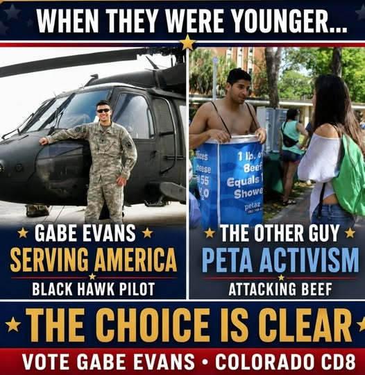 Adams_GOP's tweet photo. @GabeforColorado @MannyRutinel Gabe Evans fought for us. 

Manny Rutinel fought for chickens. https://t.co/dskou9su9m