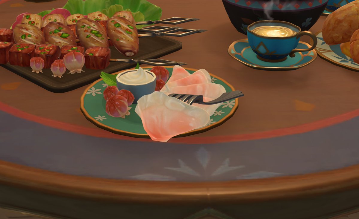brokuroos's tweet photo. wow i can almost taste it thank you genshin impact https://t.co/89dG0lYCrn