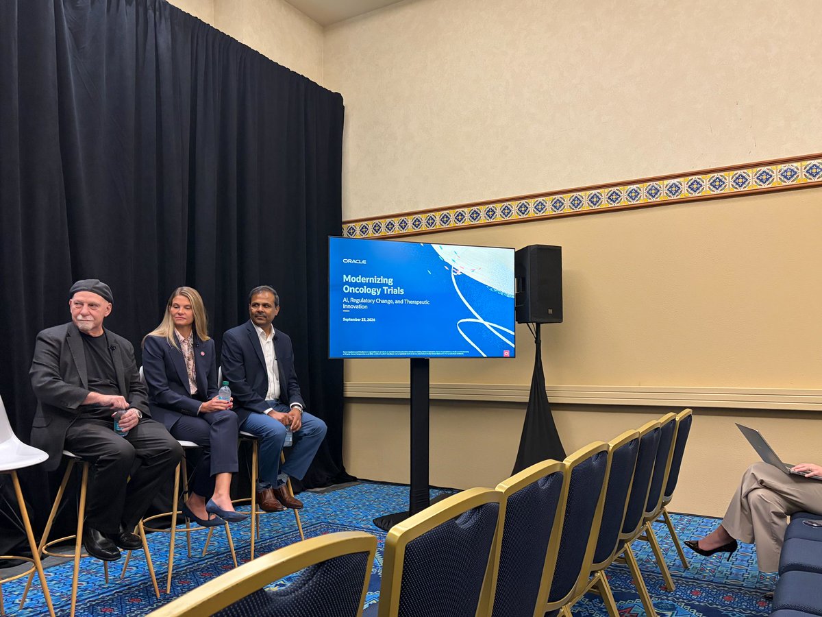 CizzleBio's tweet photo. Proud to see Cizzle Bio’s Dr. Steven T. Rosen among leading oncology experts at the @OracleHealth and Life Sciences Summit, discussing AI, regulatory change, and therapeutic innovation in oncology trials.
#CizzleBio #Oncology #CancerResearch #OracleHealth https://t.co/Eb5uuU32vU