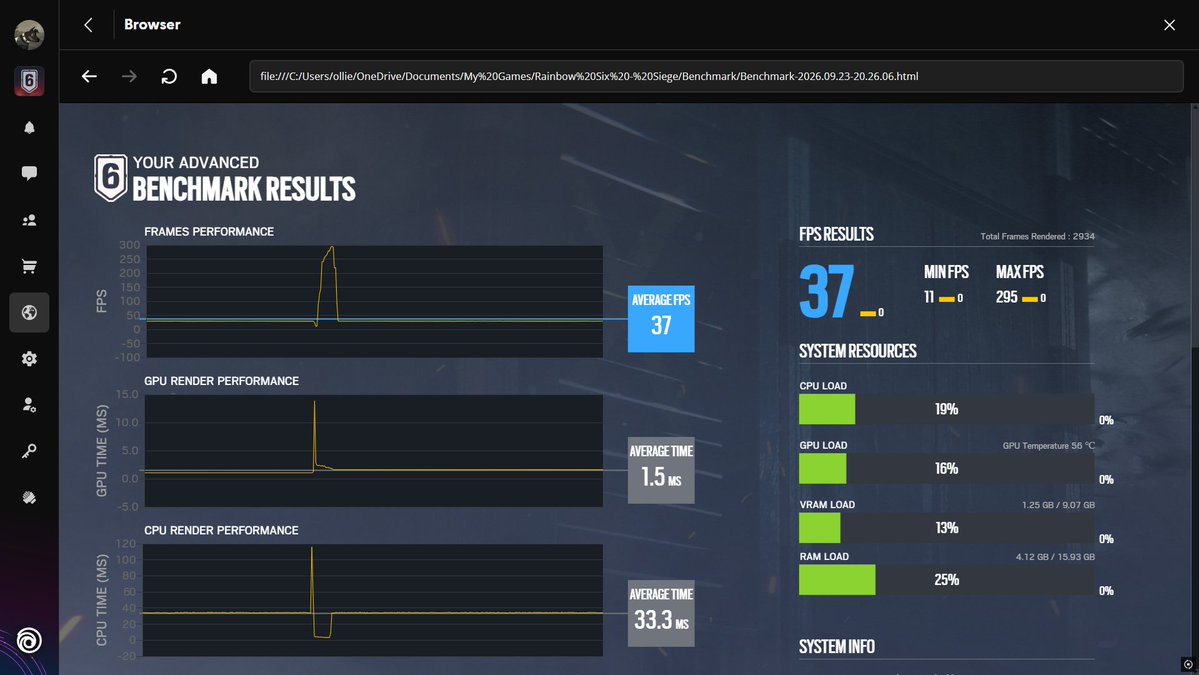 bdgrrR6's tweet photo. go to @elioR6s for PC Optimisation, he's really good at his job and made my FPS go from 144 to 37. 

Super glad he did this, only £39.99 to if you want it go get it https://t.co/Nztm5WbIlu