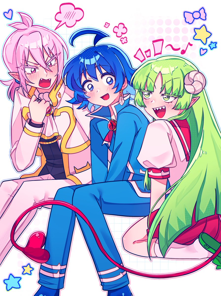 Yimuno2's tweet photo. Second years #魔入間 #mairuma https://t.co/BHaunKPwIN