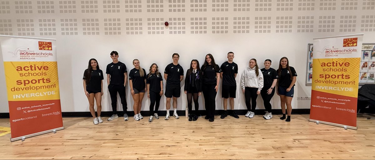 ActiveSchoolsIC's tweet photo. Good luck to all our Young Ambassadors 2026 ✨

Now time to use the skills you have learnt in your schools to impact school sport 🏀⚽️🏅🏏

And thank you to @clydeview_a for hosting 🙌

#InverclydeInAction 
@PGHS_PE_ @invacad @St_Stephens_PE https://t.co/5emhUOEOsq