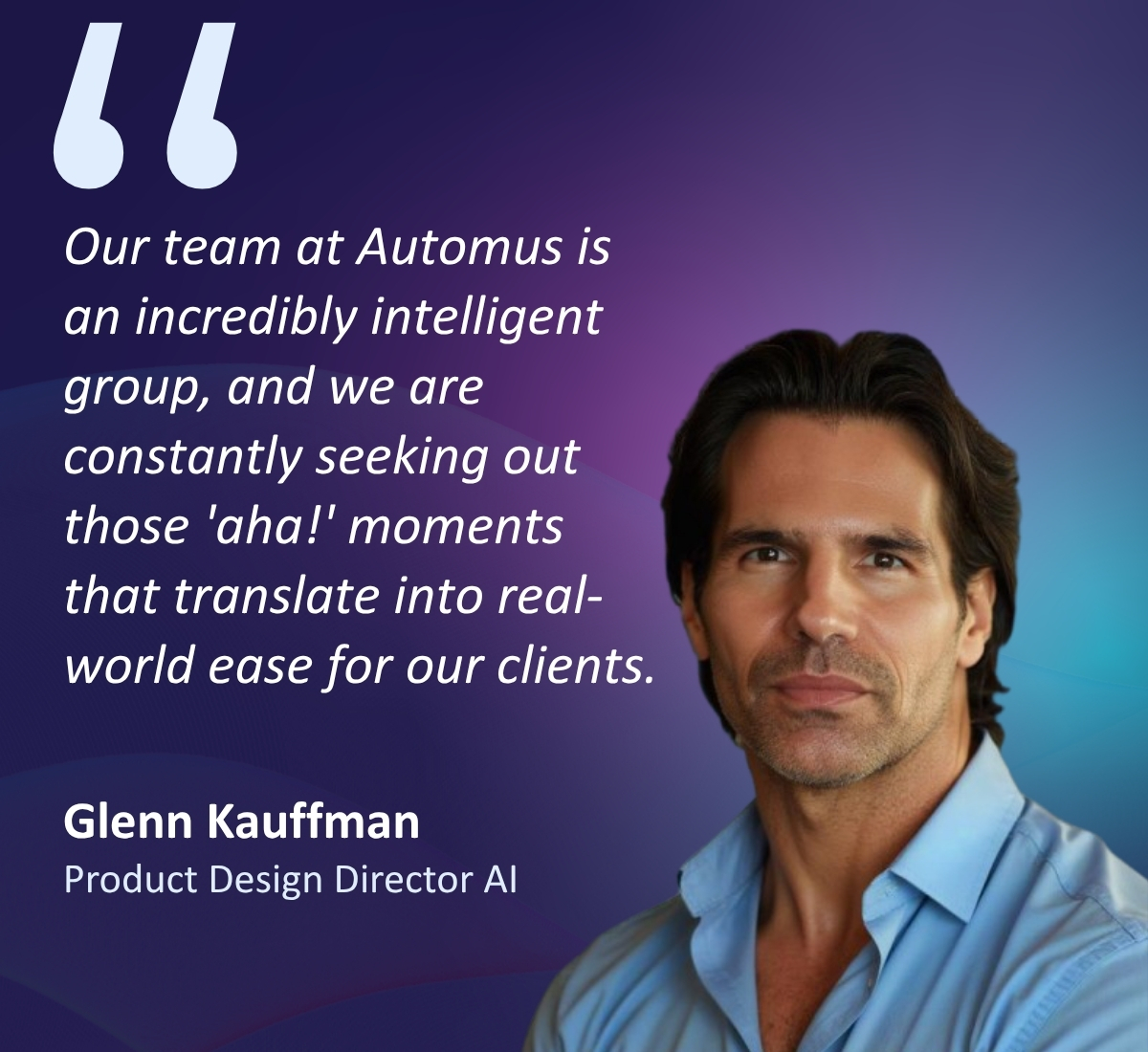 Automus_'s tweet photo. A team built on curiosity. A mindset driven by problem-solving. At Automus, innovation isn’t a task, it’s what energizes us. Glenn Kauffman, Our Product Design Director, does a great job explaining the energy of our AI Thought Leadership individuals!

Follow us on X or reach out to our AI team to learn more!! ai@automus.com

#AI #Automus #FAiSEcosystem #AgenticAI