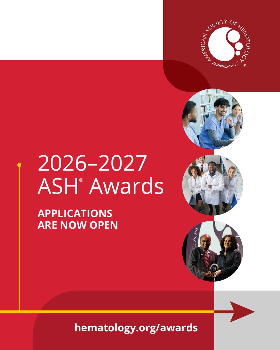 ASH_hematology's tweet photo. In response to ongoing threats to research, ASH has more than  doubled its awards investment to nearly $50 million, supporting 3,500+ opportunities. 

Research careers start here. Apply or share: https://t.co/Ado9gzgxjA  

#ASHAwards #MedTwitter #Fight4Hematology https://t.co/853oue7xGz