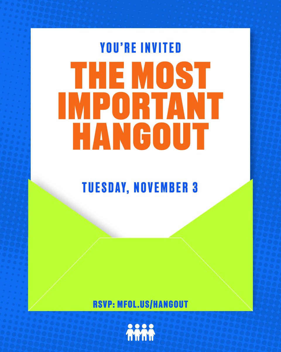 AMarch4OurLives's tweet photo. The #MostImportantHangout of 2026 is on Partiful and everyone's invited!

See if we're hanging in your city, RSVP, make sure you're registered to vote, and pull up with your friends on November 3rd to help end gun violence: https://t.co/AEXv3Gjgl1 https://t.co/WiGY05VCJd