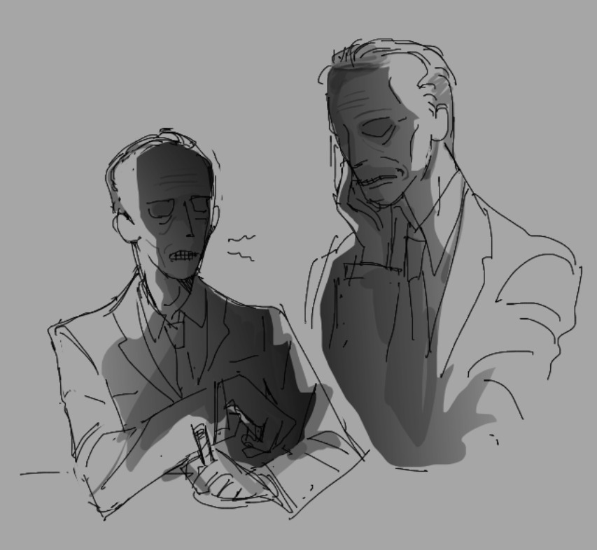 life_condiments's tweet photo. was asked to draw dr easterman #outlasttrials https://t.co/Bs5DUgwOgs