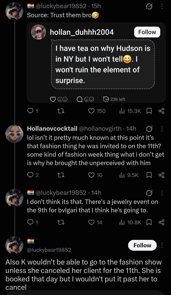 raspberrykyun's tweet photo. it's true that her statement read as addressed to the fandom in general, no faction was specified. which is exactly why it's disingenuous to act like hudcons are somehow exempt from the mess, especially when there's proof of hcs publicly sharing info they got from stalking her. https://t.co/nLvfTlaqQT