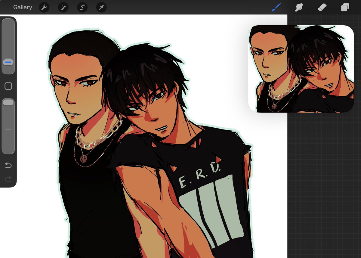 nikonri's tweet photo. will U be my scary motorcyclist vampire boyfriend xD #verchan https://t.co/WyAzSepGNb