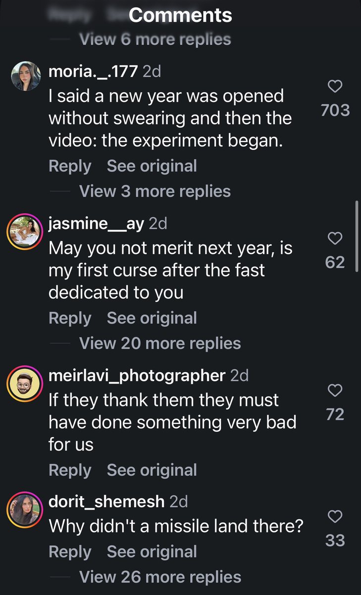 elinachos's tweet photo. An Israeli media outlet posted this video to an Israeli audience and these are the comments https://t.co/ibytlWM6q2