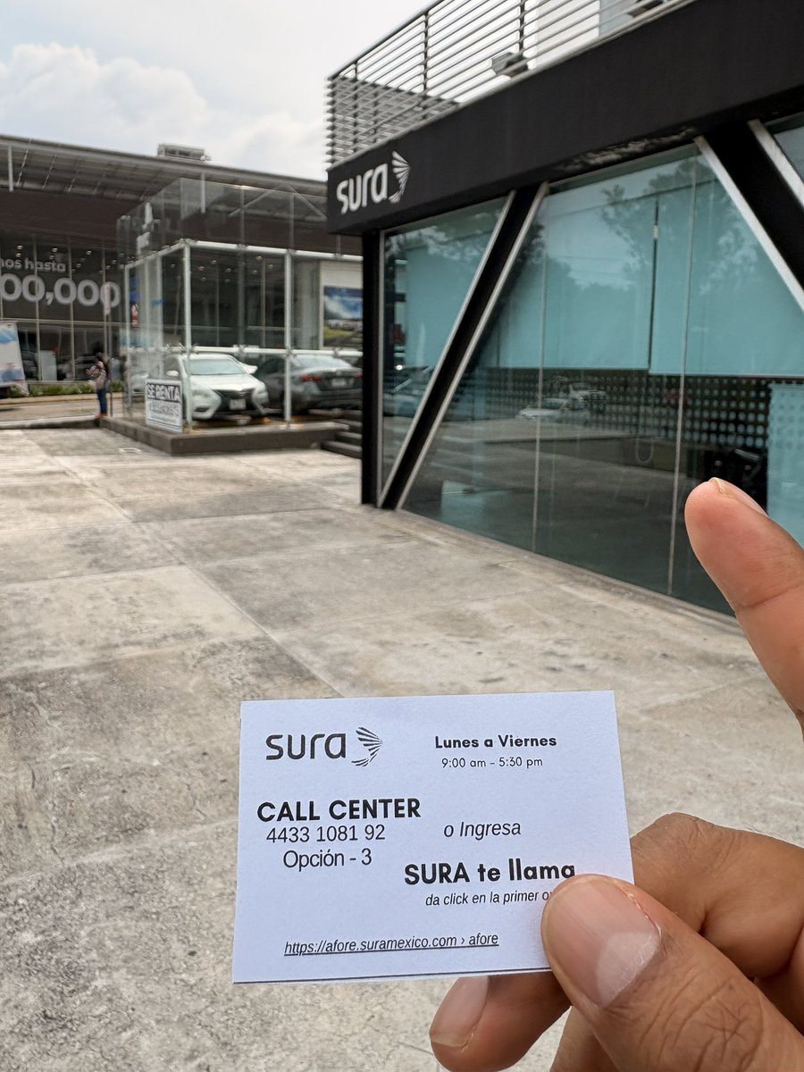 Emmanuellectric's tweet photo. @AforeSURAMX Vine a otra sucursal la de las Americas está si estaba abierta! Pero después de mi travesía me pidieron que hiciera una cita y que puede tardar hasta 7 días! Su atención @CondusefMX https://t.co/OmJksigWj5