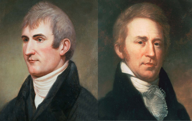 EchoesofWarYT's tweet photo. September 23, 1806. Lewis and Clark returned to St. Louis, completing one of the greatest journeys of exploration in American history after more than two years in the wilderness.

They had set out to explore the vast, unknown territory that had just doubled the size of the country, pushing thousands of miles up rivers, over the towering Rocky Mountains, and all the way to the Pacific Ocean. Along the way they faced starvation, brutal weather, and the constant unknown, guided in part by a young Native woman named Sacagawea.

For so long, and with no word from them, many people back home had assumed they were dead, lost forever in the wilds of the West.

Then, on this day, they came paddling back into St. Louis, alive, to the astonishment and joy of the townspeople. They brought with them a treasure of maps, scientific discoveries, and knowledge about the land, its rivers, its wildlife, and its peoples. Their epic journey, which reshaped America's understanding of itself, was completed on this day.