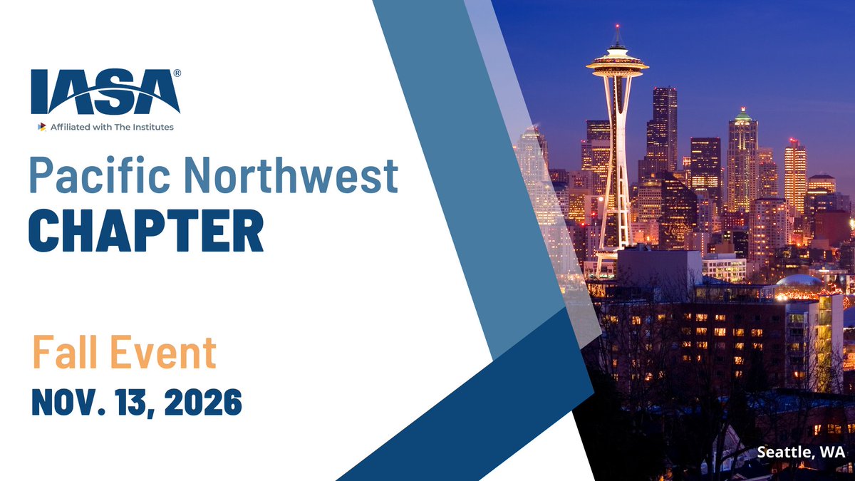 IASAINC's tweet photo. Registration is open for the IASA Pacific Northwest Fall Conference on November 13. Join insurance peers in Seattle for a full day of continuing education, connections, and updates on accounting, investments, reporting, regulatory, and tax issues. https://t.co/01IHw3N8Kx https://t.co/Ud270dtEBY