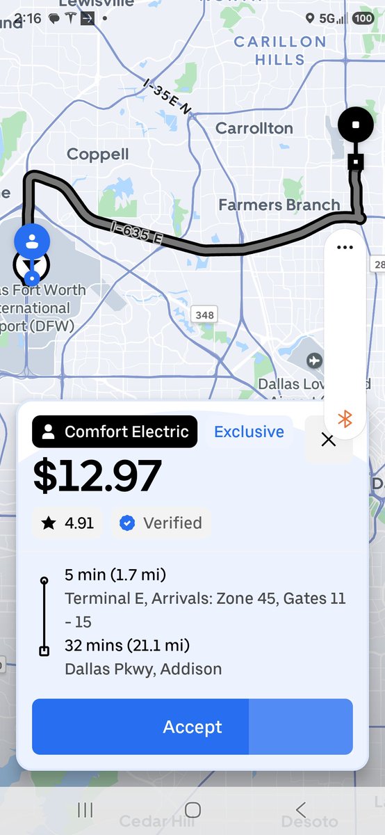 LEbersbach43244's tweet photo. @FoxBusiness Please pay attention to the fact that Uber’s growth is being driven by squeezing drivers’ earnings to the limit and widespread tip theft. Uber is now taking more than 75% of the fare in some cases. This business model is not sustainable. https://t.co/elwYvpwLju