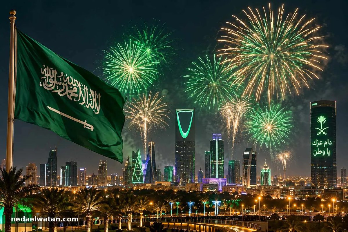 Alrushudjp's tweet photo. 🇸🇦 في اليوم الوطني السعودي

كل عام والمملكة العربية السعودية بخير، وأمن، وعز، وازدهار. 🇸🇦

اللهم احفظ قيادتها وشعبها، وبارك في خيراتها، واجعل مستقبلها أجمل من حاضرها، واحفظ لها تاريخها وهويتها، وبارك في كل يدٍ تعمل، وكل عقلٍ يبني، وكل قلبٍ يحمل لها الخير. https://t.co/FyYBmdDypr