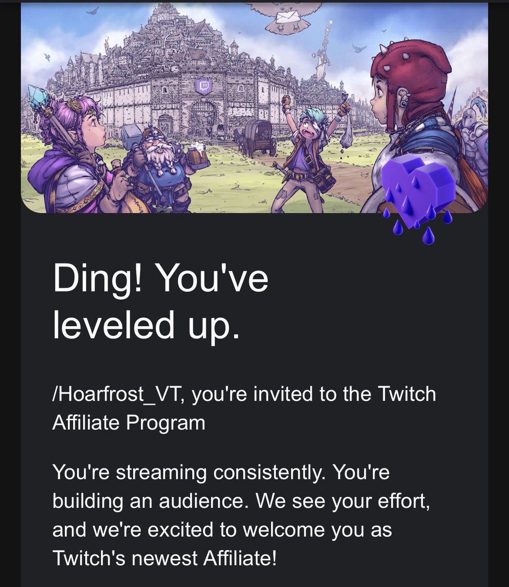 HoarfrostVT's tweet photo. CHAT WE DID IT!!! https://t.co/npNLCSzJMA
