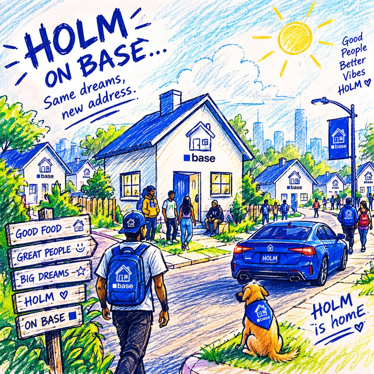AbuXcrypt's tweet photo. Different streets. Different people. Different stories.
But somehow, we all know where we’re trying to get 🏠

Made my own little $HOLM world through these sketches.

This is more than just a house. It’s the people, the vibes, the journey and the community.

$HOLM is where we belong.

@HolmOnBase
#HOLM #Base