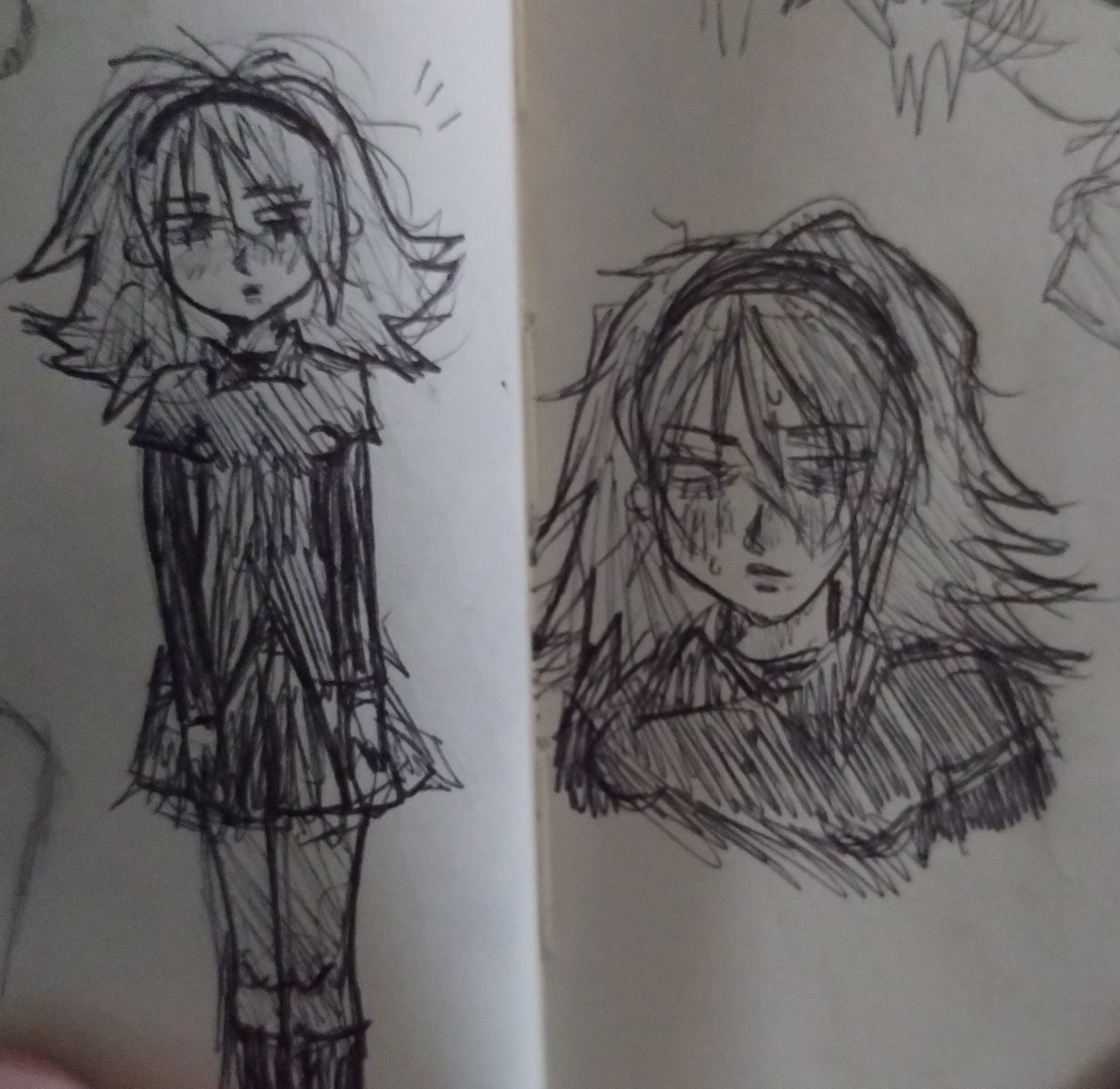 ghostlaxy's tweet photo. evil Jessica concept I did while bored in class https://t.co/fxBpab0xM7