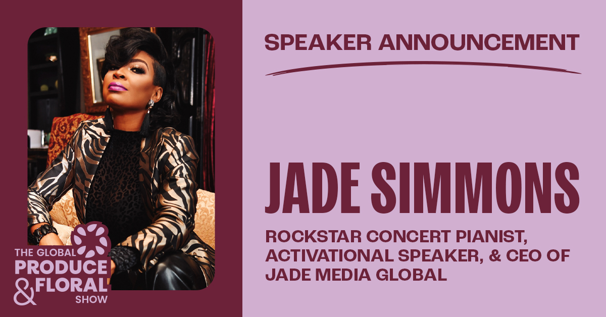 IntFreshProduce's tweet photo. The Global Show closes with the Women's Fresh Perspectives Breakfast — Play Bigger. Lead Bolder.

Keynote Jade Simmons on leading with purpose and stepping boldly into what's next.

Fri, Oct 16 | Included with All-Access: https://t.co/ahEwSG4ilG https://t.co/kkJMhv1hqA