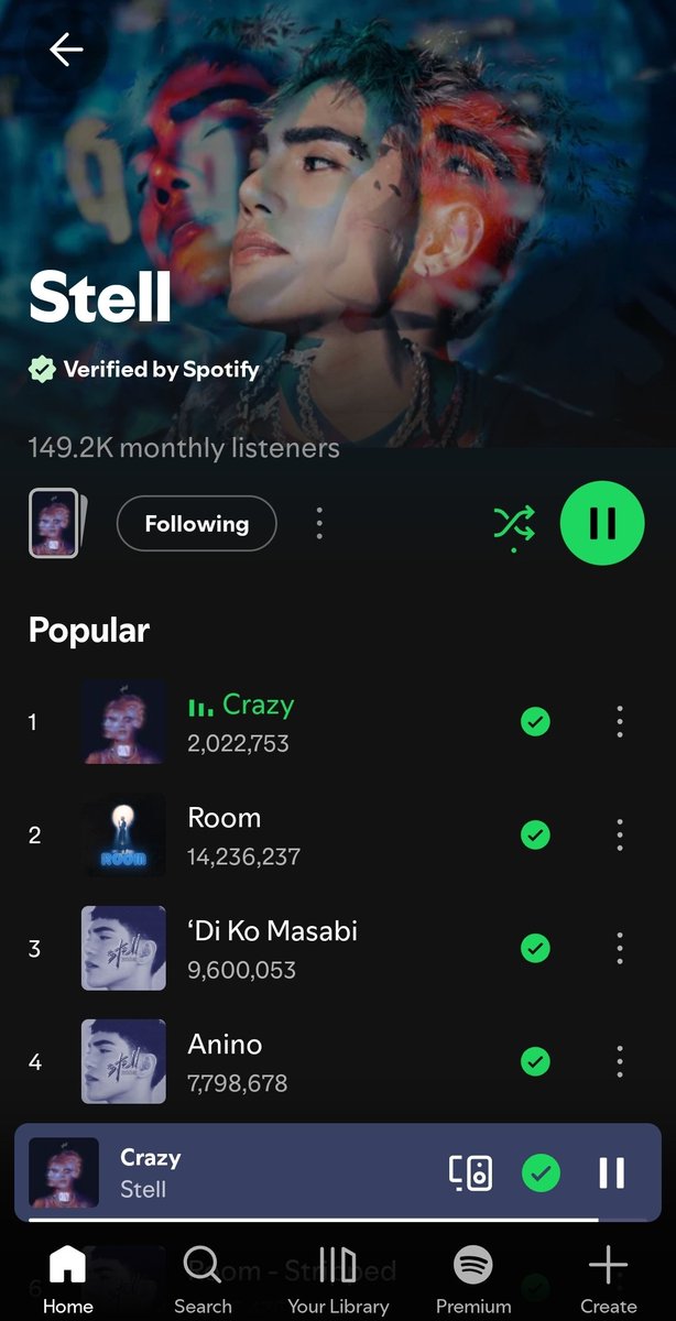 SB19PALOOZA_SVA's tweet photo. STOP STOP STOP!๐ญ
Sad & Happy 149.2K ML Stell & 2M Crazy!๐ฅน๐ซถ
Let's keep streaming Berries & A'tin!๐
STELL ML: https://t.co/h9TGFzM9Q1
CRAZY: https://t.co/SKHIIRJBNe
@stellajero_ #Stell #SB19_STELL
#Crazy #StellCrazy https://t.co/unbg5jNaGF