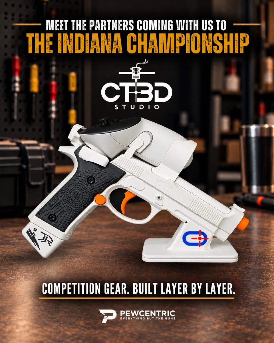 pewcentric's tweet photo. Want your dry fire to feel more like live fire? 🔥

CT3D Studio’s handsets and ACE VR upgrades are built for competition shooters.

We’ll have a VR station at the Pewcentric vendor table + $800+ in prizes at Indiana State.

👉 https://t.co/pIyCOaWkQs

#Pewcentric #CT3DStudio https://t.co/IMq1Tn1FR9