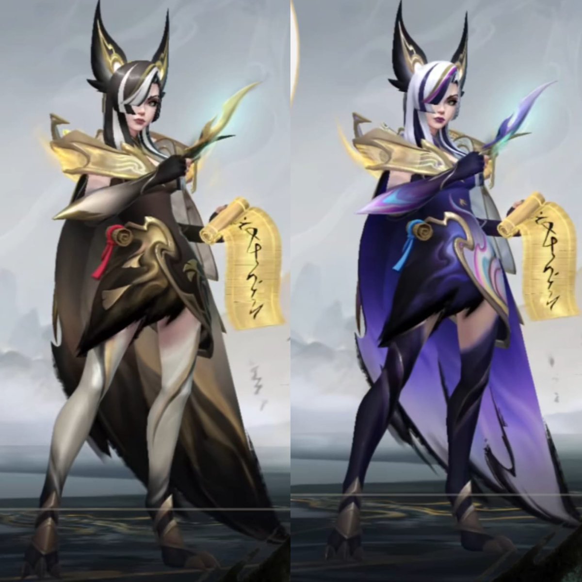 ArenaXWiccano's tweet photo. 🚨 NOVOS CROMAS SKINS CALIGRAFIA!
SONA e XAYAH!
O que acharam? Querem no global? https://t.co/XBCFQHh4eg