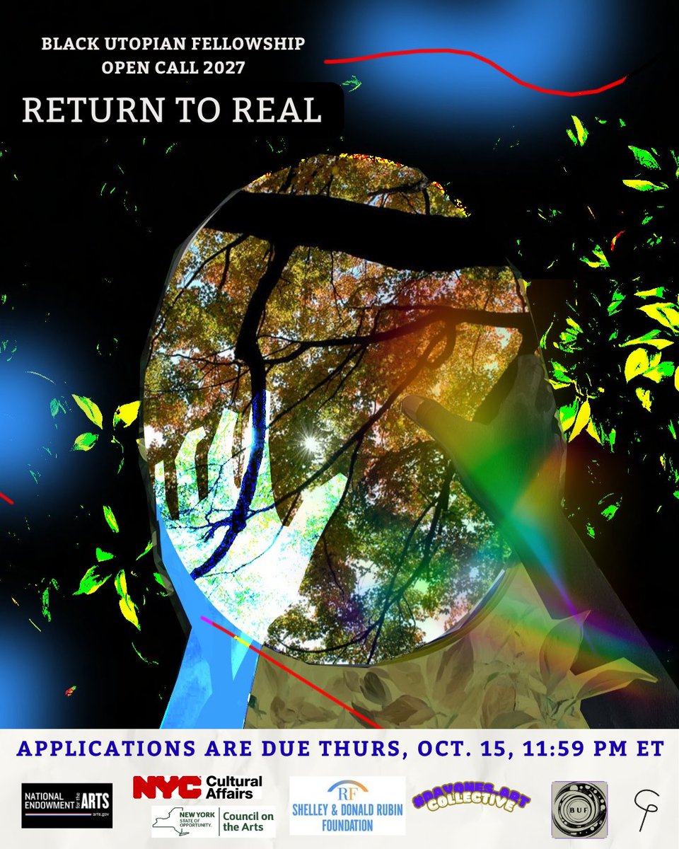 Simply_LemoNae's tweet photo. Black Utopian Fellowship 
Open Call! 

Submissions close October 15, 2026 https://t.co/W5YJ4YjLuq