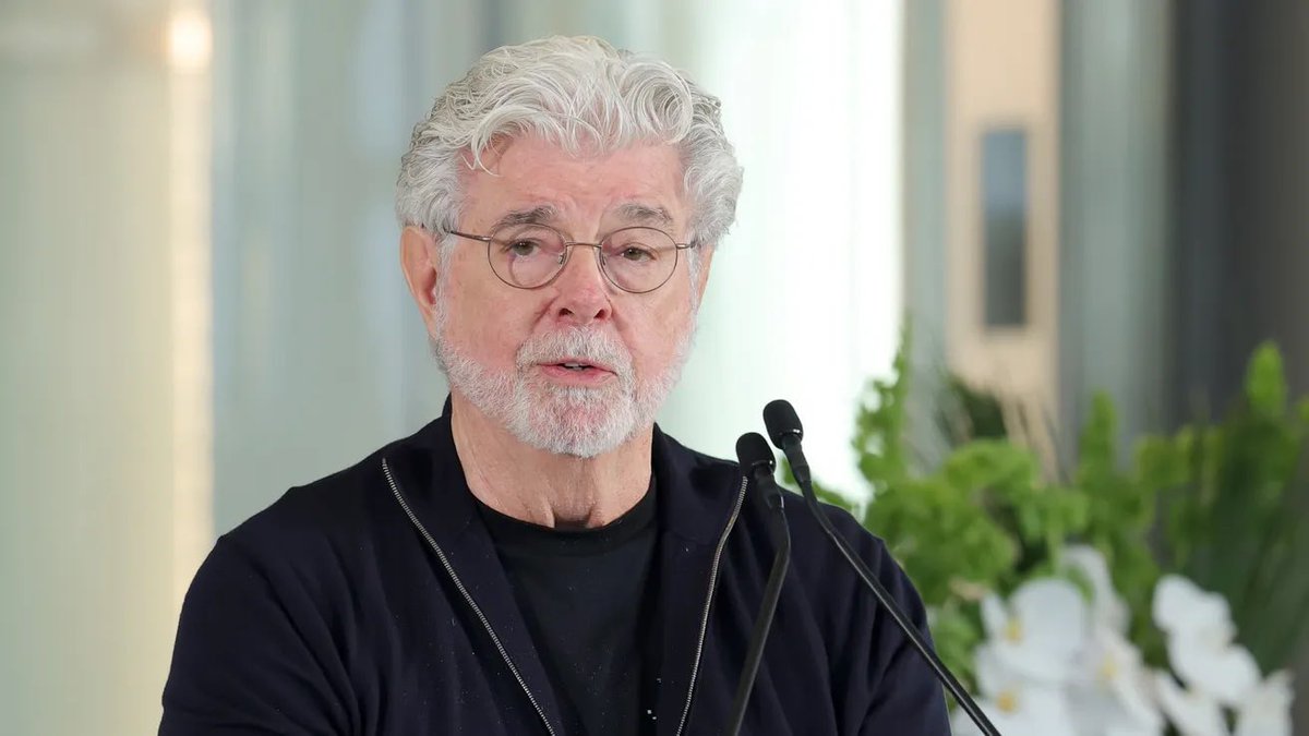 _starwarsnews's tweet photo. George Lucas has justified his decision to go back and create new special editions of the Star Wars Original Trilogy!

"Most movies aren't finished; they're simply yanked out of your hands and put in the theaters. So you're always saying 'oh, I wish I could have just finished that one piece of thing.' But it's not that way. You have a deadline; you've got to make the deadline. But then I went back, after Star Wars, and redid all the movies, in terms of finishing them. So that they're actually finished. And of course, a lot of people got upset about that, because they said, 'you're not allowed to do that.' I said, ‘Fans are doing that. They're making alternate versions and all kinds of stuff.'''

Source: @IGN
