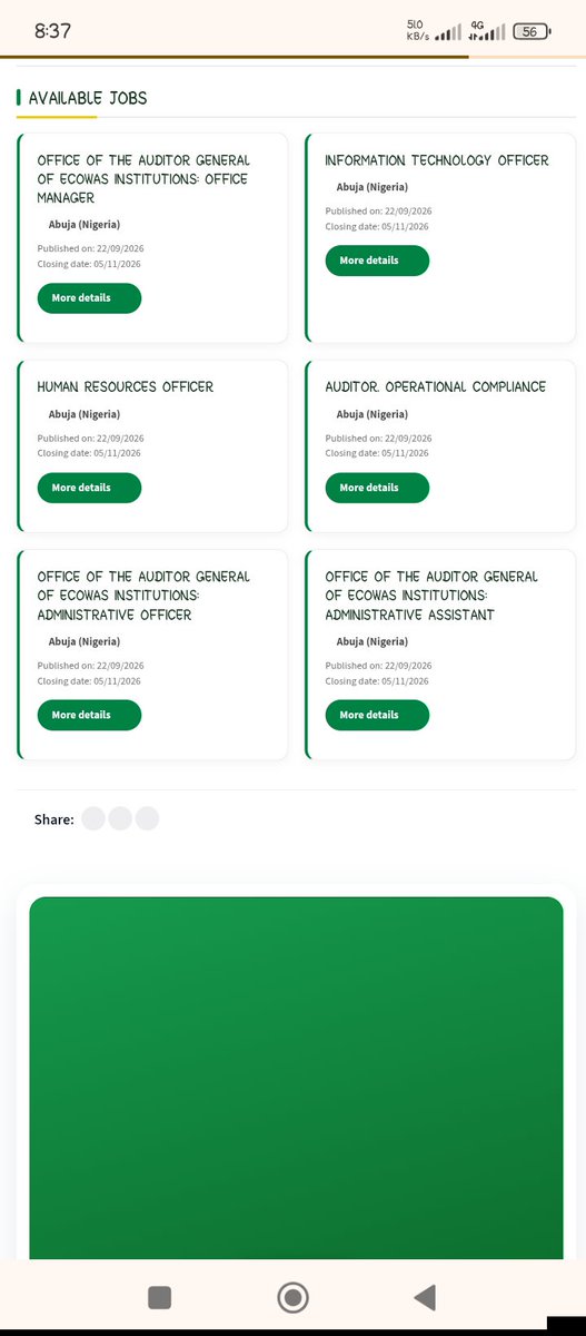 12Maikeffi's tweet photo. ECOWAS Recruitment| ECOWAS is recruiting qualified applicants into various positions in Abuja.

Apply Here ⤵️.

https://t.co/gOFQviWZFT https://t.co/tiPjhIscs4