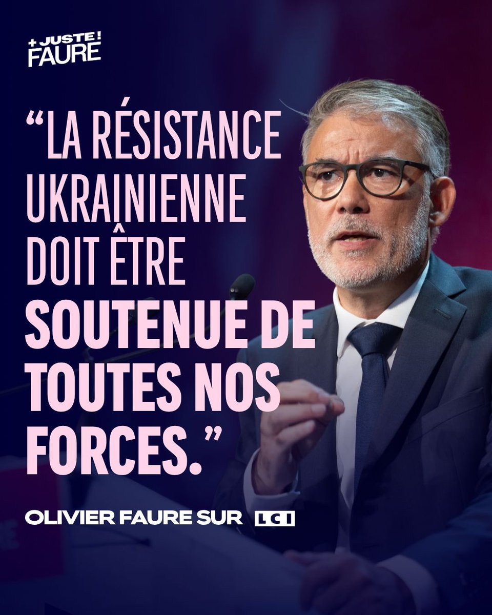 avecfaure2027's tweet photo. « La résistance ukrainienne doit être soutenue de toutes nos forces. »

#AvecFaure2027 https://t.co/N4MJGcJEH1