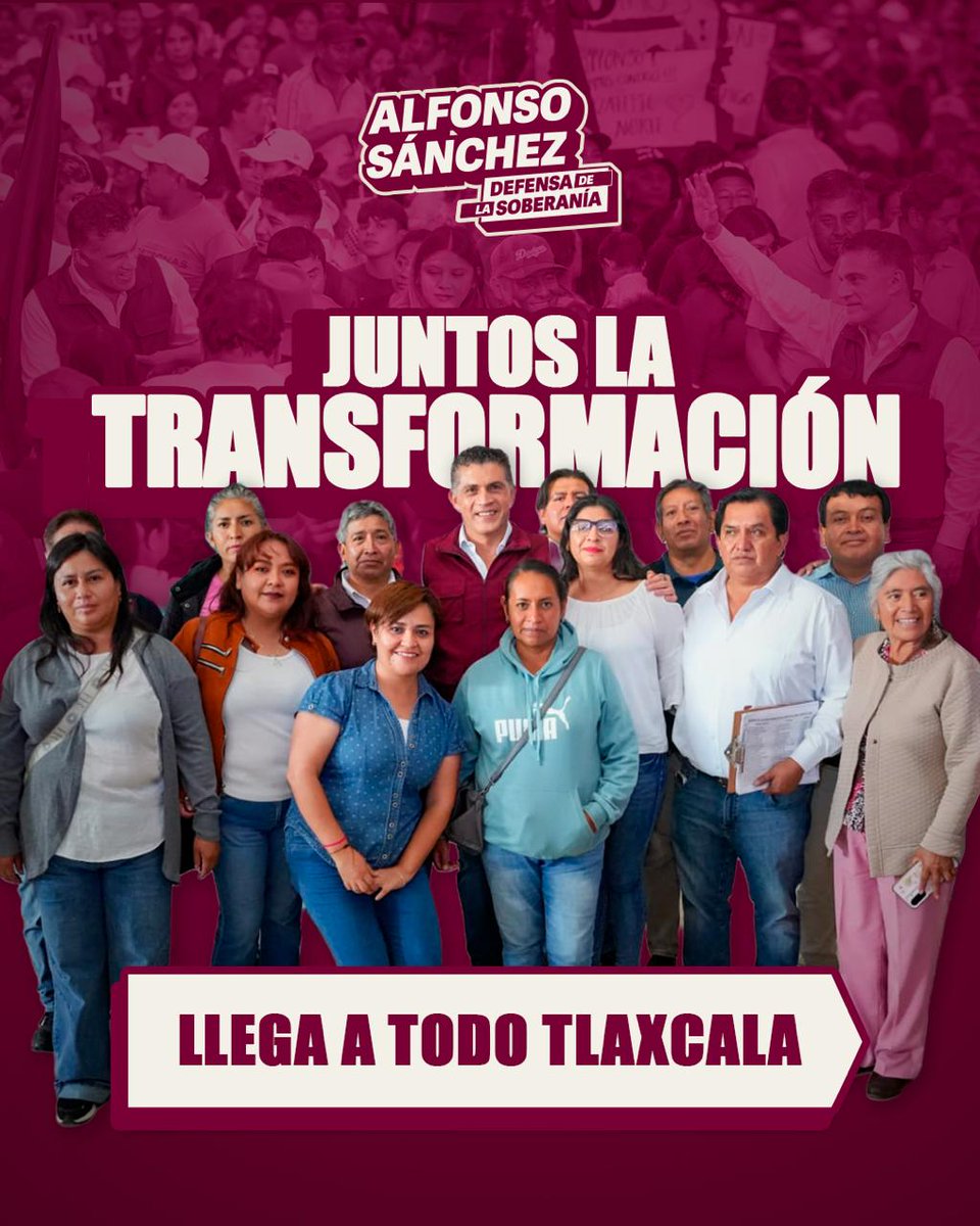 sanchezgarciatx's tweet photo. Cada comunidad de Tlaxcala que he tenido la oportunidad de recorrer me ha dejado una enseñanza muy clara: la transformación se construye con la gente.

Escuchar a nuestras vecinas y vecinos, conocer lo que necesitan y ver cómo se organizan para sacar adelante a sus comunidades reafirma el camino que debemos seguir.

Hacia adelante, esa será la ruta: cercanía, territorio y hacer equipo con el pueblo.